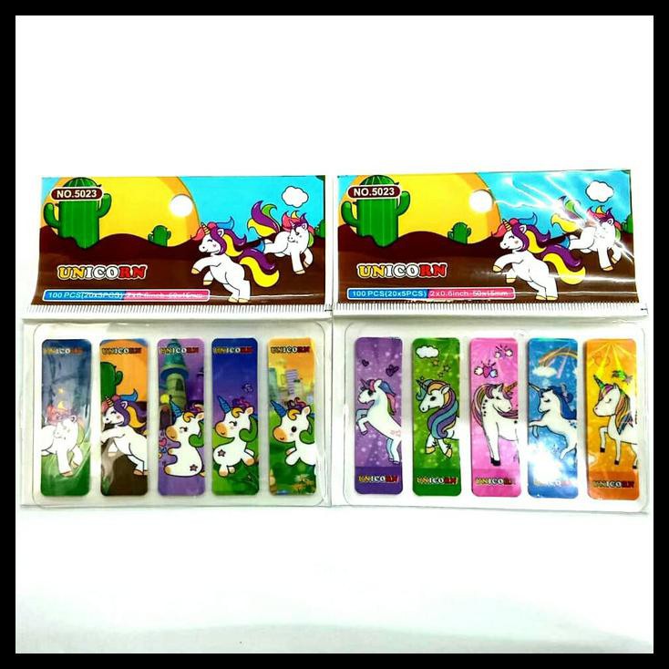 

Unicorn Sticky Note Hologram/Pembatas Buku