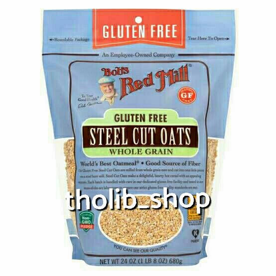 

bob's red mill gluten free steel cut oats whole grain 680gr