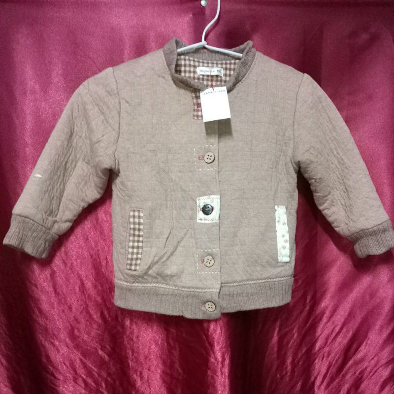 nota link c.o kak akhtardj jaket biquette anak usia 3th branded