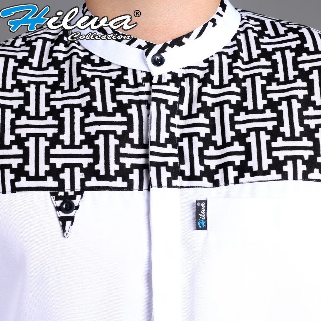 [BEST SELLER] BAJU KOKO HILWA ORIGINAL TERBARU Motif Falcon Seragam Hadroh Baju Muslim Pria Kemeja Batik Lengan Panjang