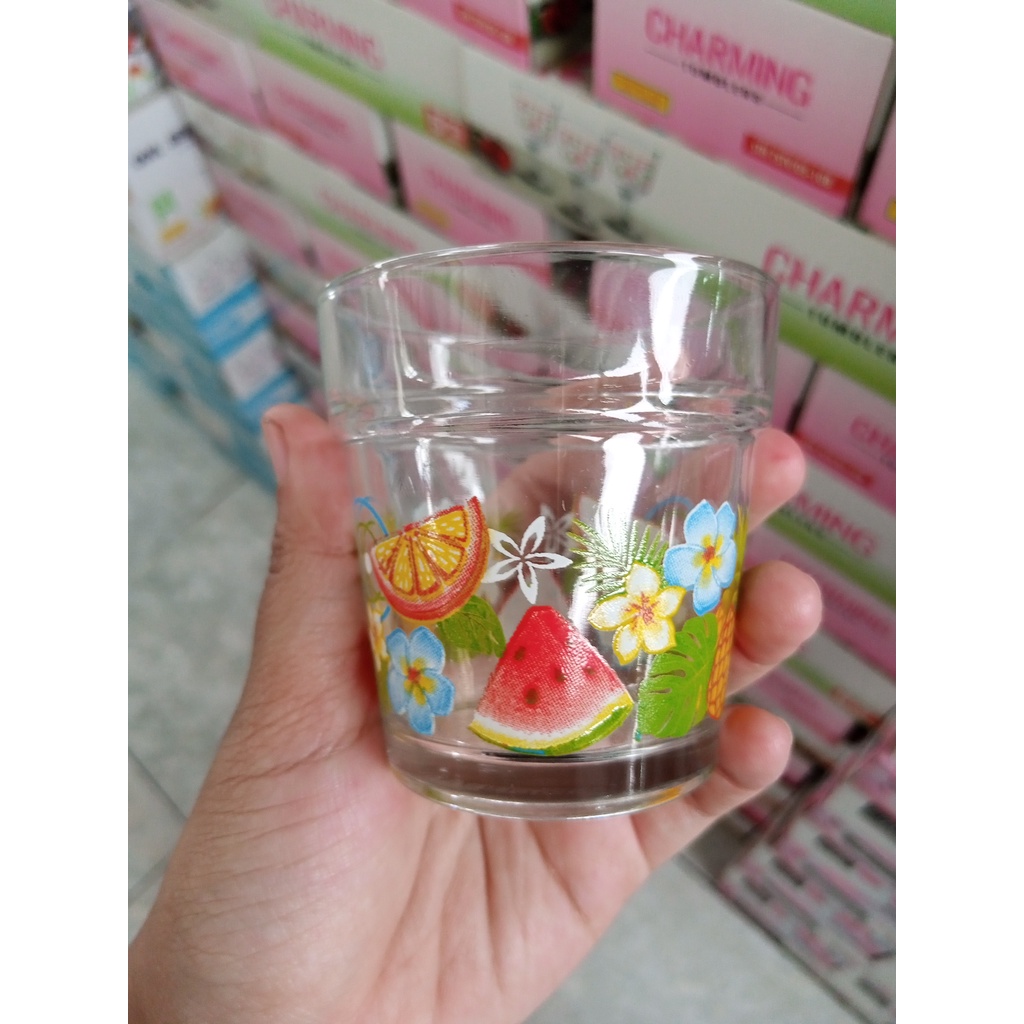 Hampers Watermelon Tumblers Gelas Hias Cangkir Kopi Gelas Beling Gelas Kaca Model Cafe Gelas Gagang 