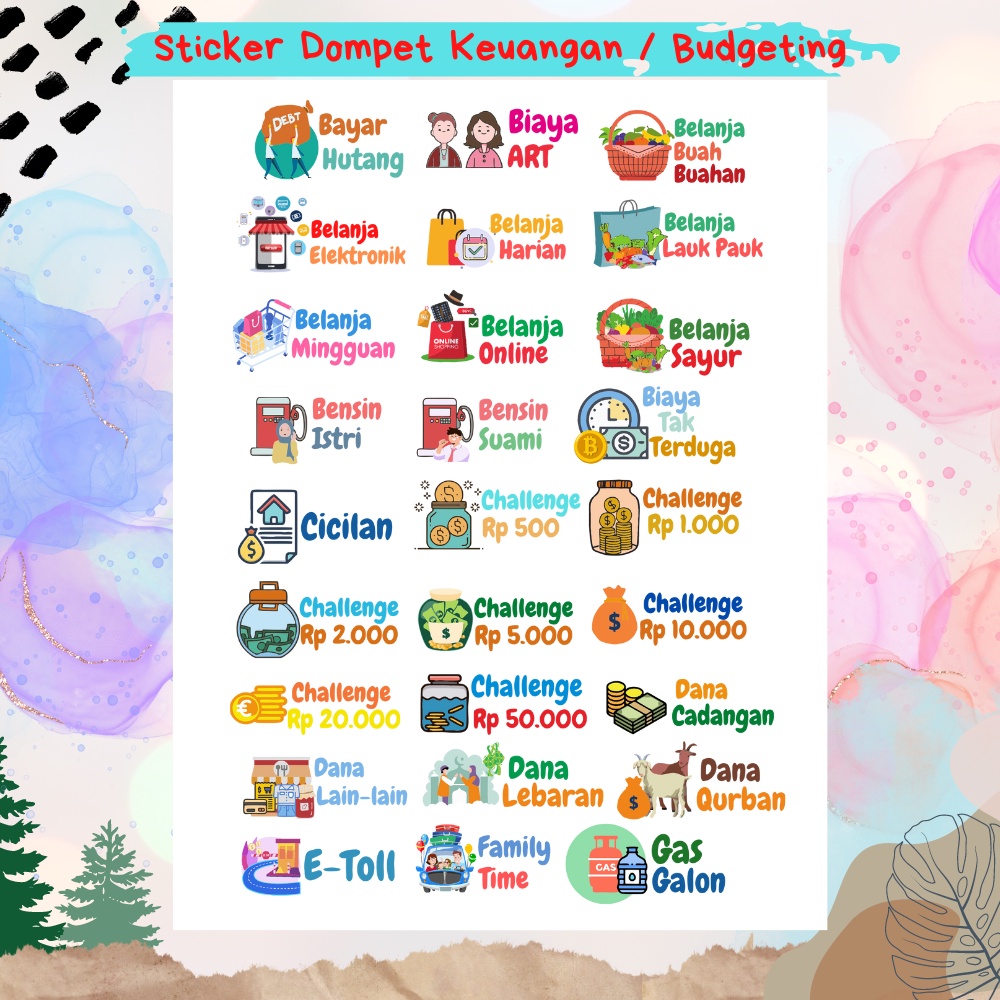 

Var. Baru 1- Stiker Dompet Keuangan/Stiker Budgeting/Stiker Dompet Disiplin