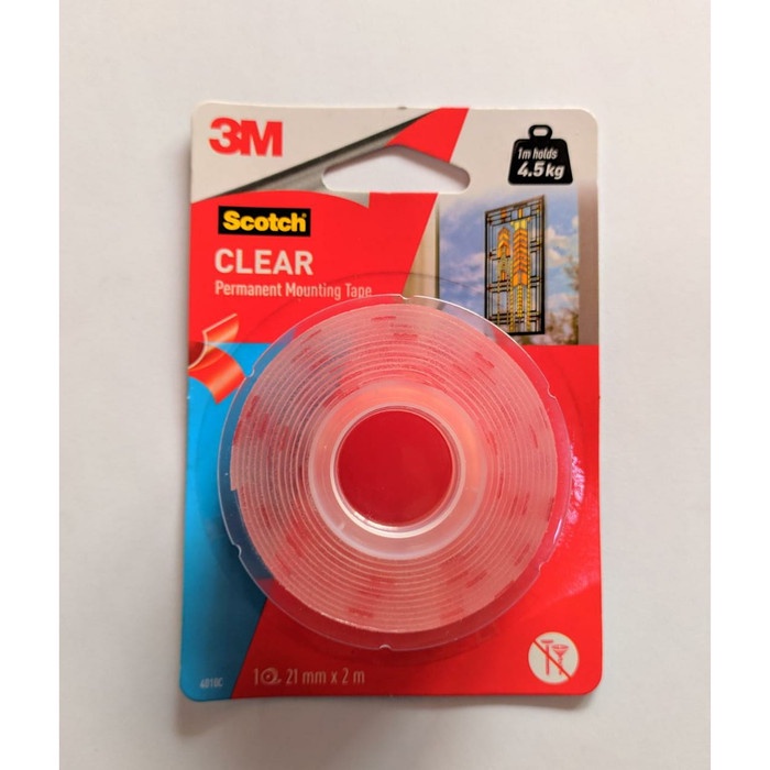 

Cuci Gudang 3M Scotch Double Tape Foam Clear Permanent Mounting 4010C 21 Mm X 2 M Gilaa!!!