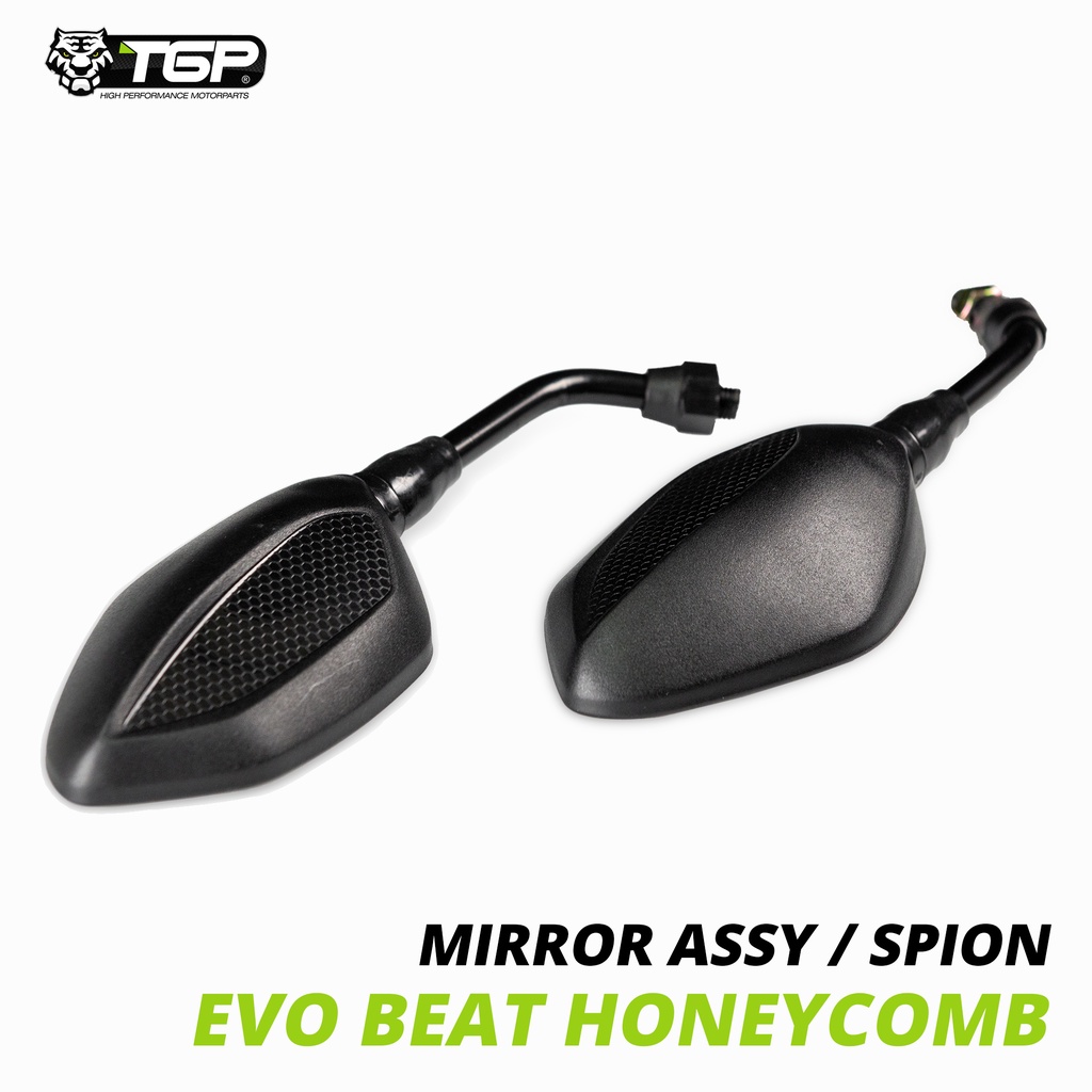PROMO TERBARU SPION TGP EVO BEAT HONEYCOMB AKSESORIS VARIASI HONDA VARIO SCOOPY GENIO BEAT STREET
