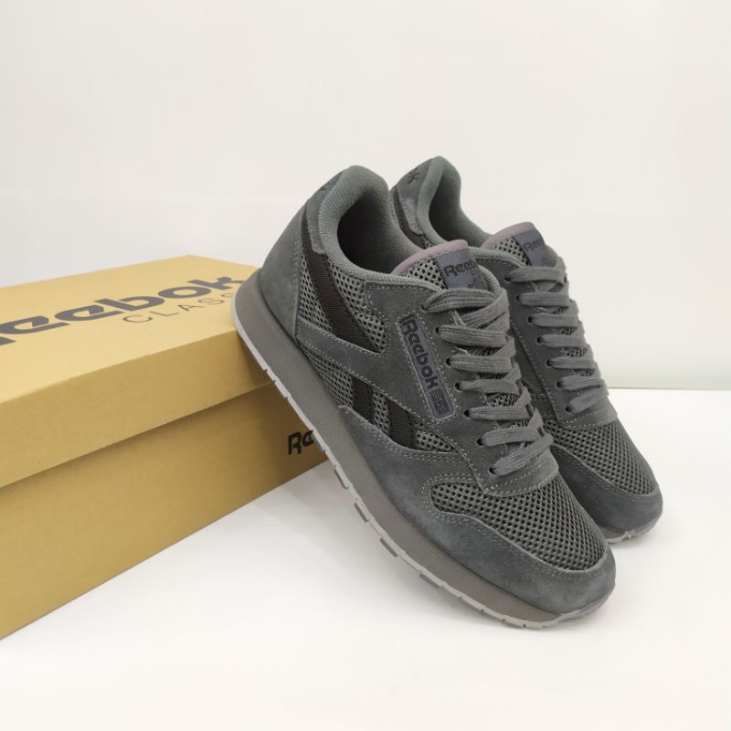 mens grey reebok classics