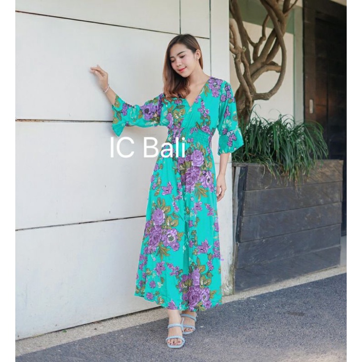 DRESS MOZA TEROMPET MLT004/ DRESS BALI/ DASTER BALI/ DRESS PANTAI/ HOME DRESS/ DRESS BUMIL/ DRESS GL