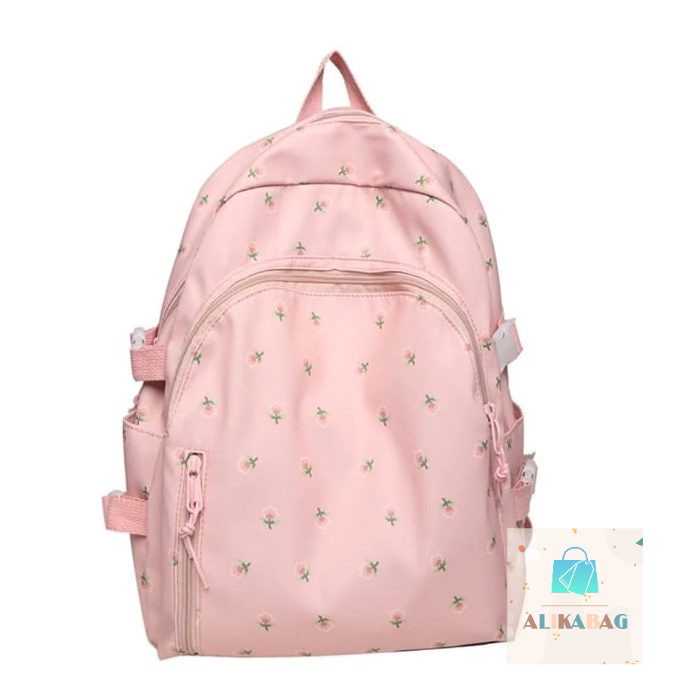 ALIKA BAG - Tas Ransel Anak Perempuan Multifungsi 3in1 Bunga Tulip