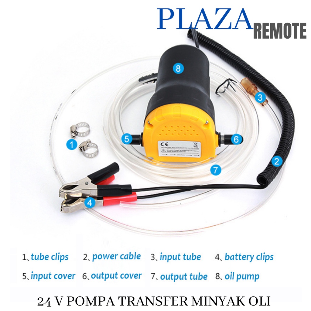 24V MESIN POMPA SEDOT TRANFER EXTRAKTOR MINYAK OLI ELEKTRIK OIL PUMP