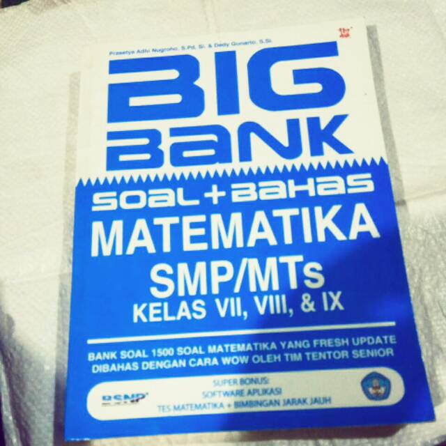 Big Bank Soal Bahas Matematika Smp Kelas Vii Viii Ix Shopee Indonesia
