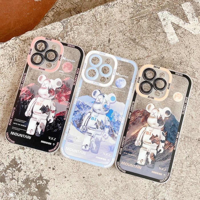 Casing Oppo A16E A16K A36 A54 4G A55 A76 A96 Case Gloomy Bear Silicon Premium