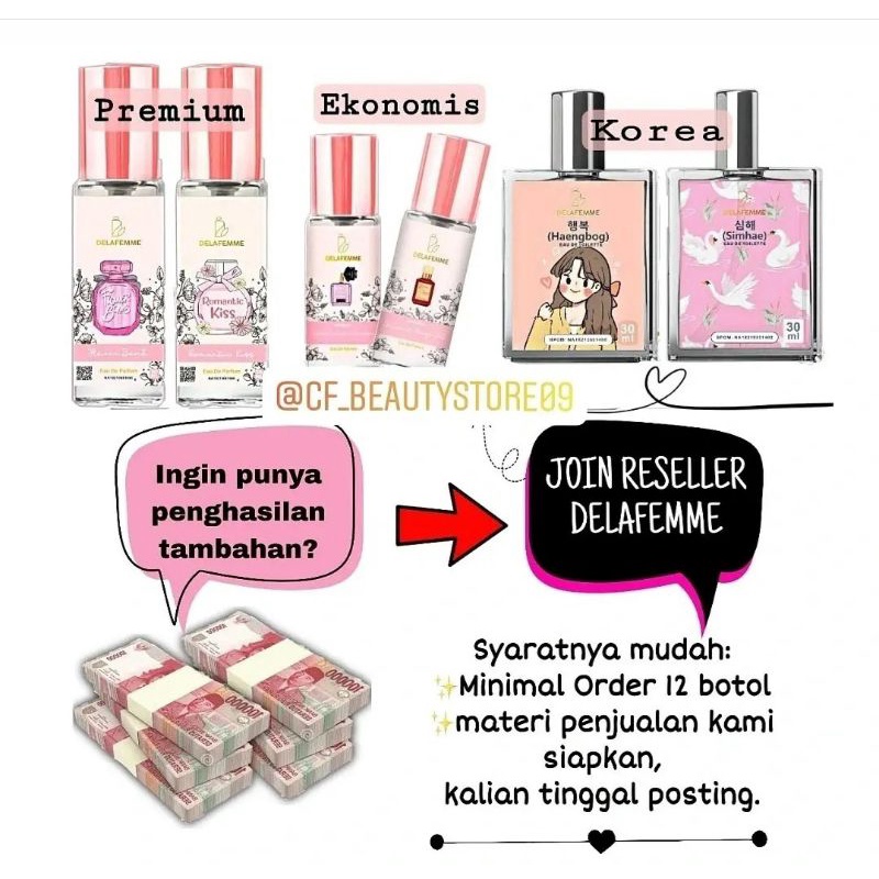 Request Reseller 12pcs / PAKET USAHA PARFUM
