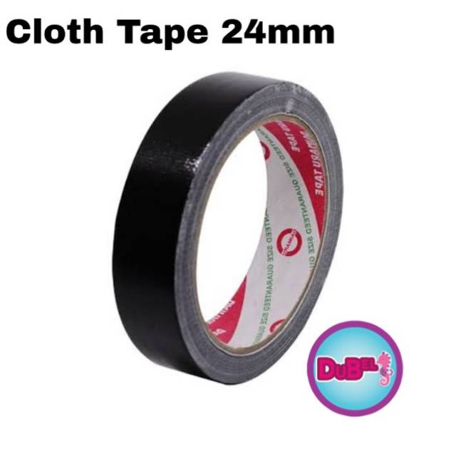 

Lakban Hitam Daimaru / Cloth Tape Daimaru 24mm / 1 inchi panjang 12M