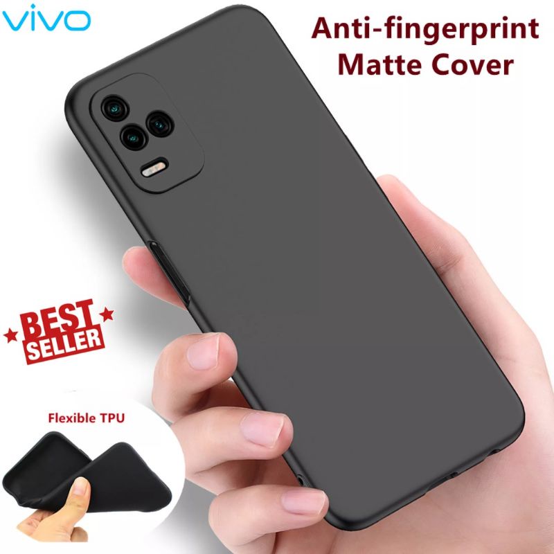 Case VIVO  Y21 Y21A Y21T Y33s Y33t T1 5G T1 PRO 5G Y75 5G Y21S Y20 Y12S Y20S Y15S V23 5G Y01 SoftCase Slim Black Premium Protect Kamera