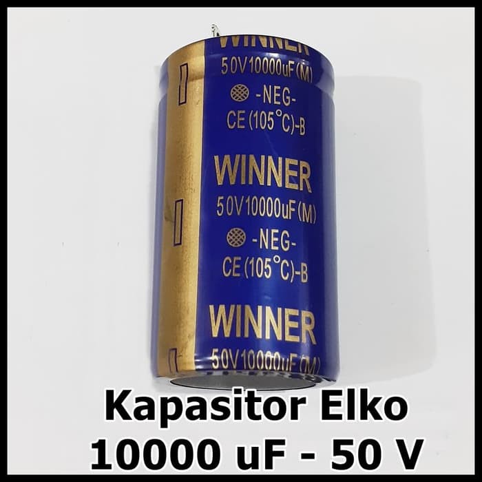 Kapasitor Elko Elco Capacitor Winner 10000uF 50V 10000 uF 50 V Volt