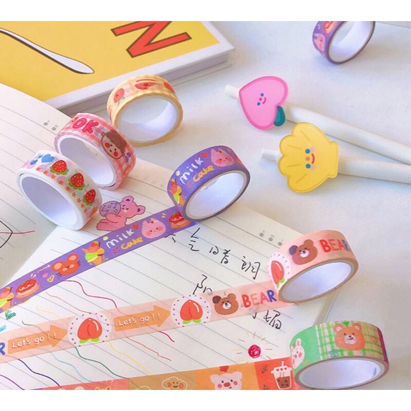 

[TKOEN56] Washi Tape motif lucu