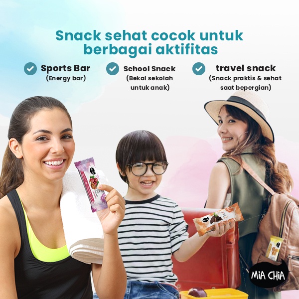 

Instant-Camilan- Mia Chia Starter Pack - All Flavor Healthy Snack Bar -Camilan-Instant.