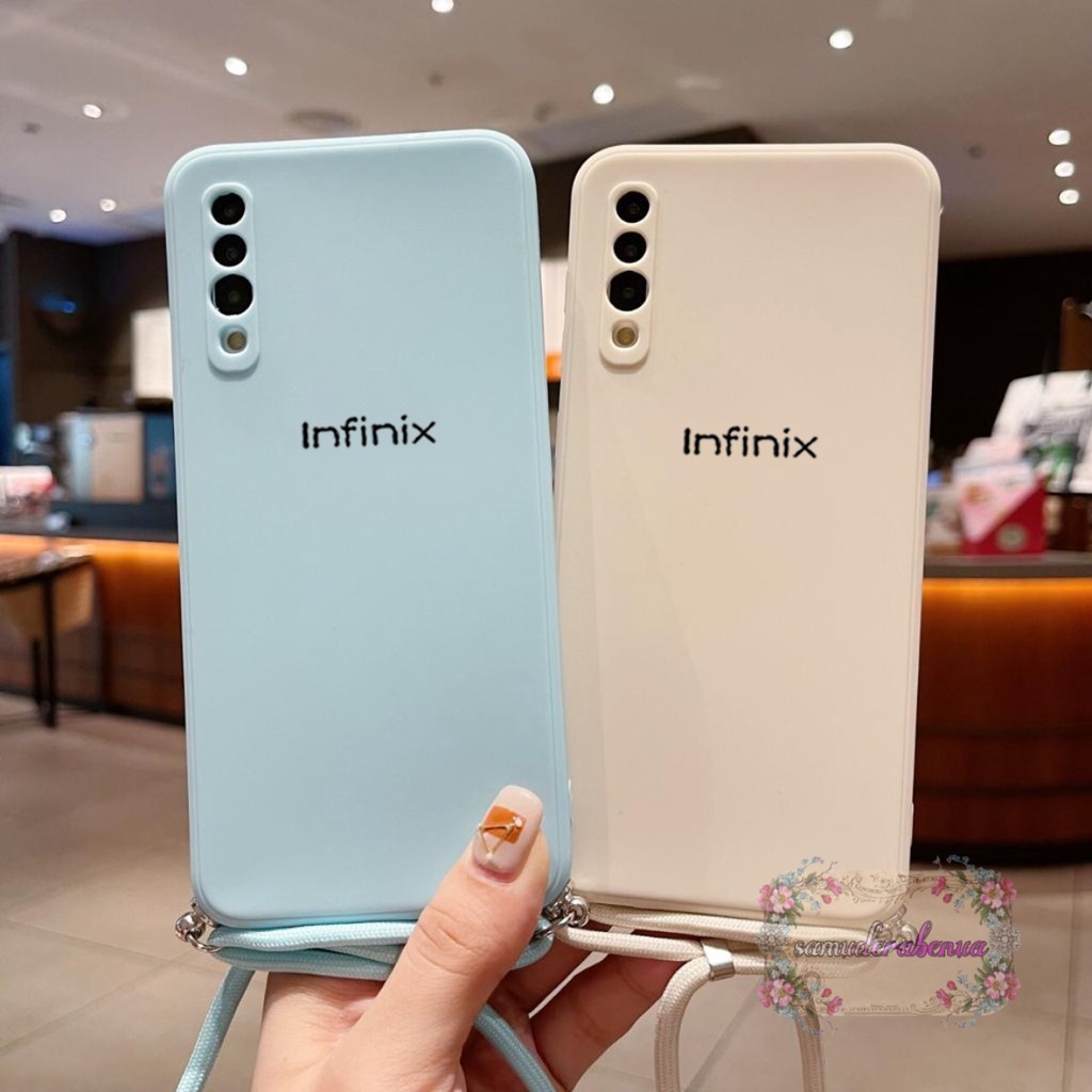 SOFTCASE SLINGCASE ORIGINAL SILIKON PELINDUNG KAMERA INFINIX HOT 8 9 10 10I PLAY SB3437