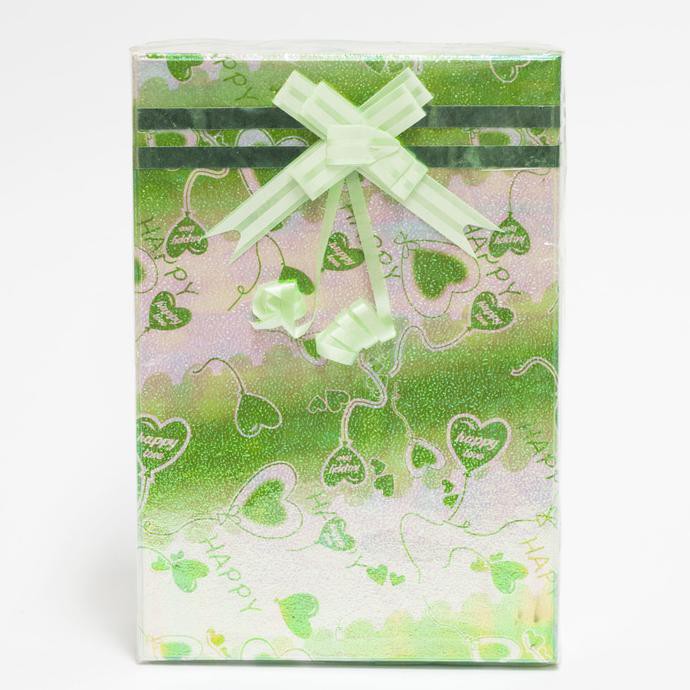 

Kotak Kado Motif Love Hijau
