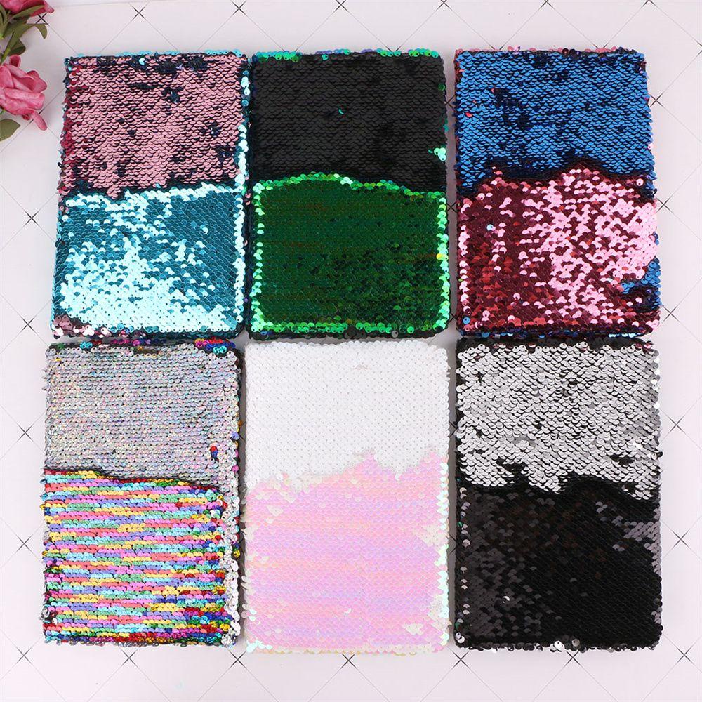 Mxbeauty Sequin Notebook Anak Perempuan Tulisan Kreatif Bantalan Untuk Alat Tulis Anak A5 Notepad