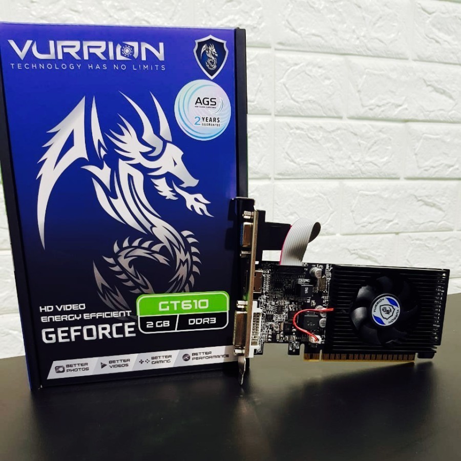 VGA VURRION Geforce GT 610 2GB DDR3 64Bit VGA ORI MANTULLL