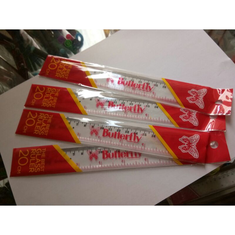 

Penggaris Butterfly 20cm