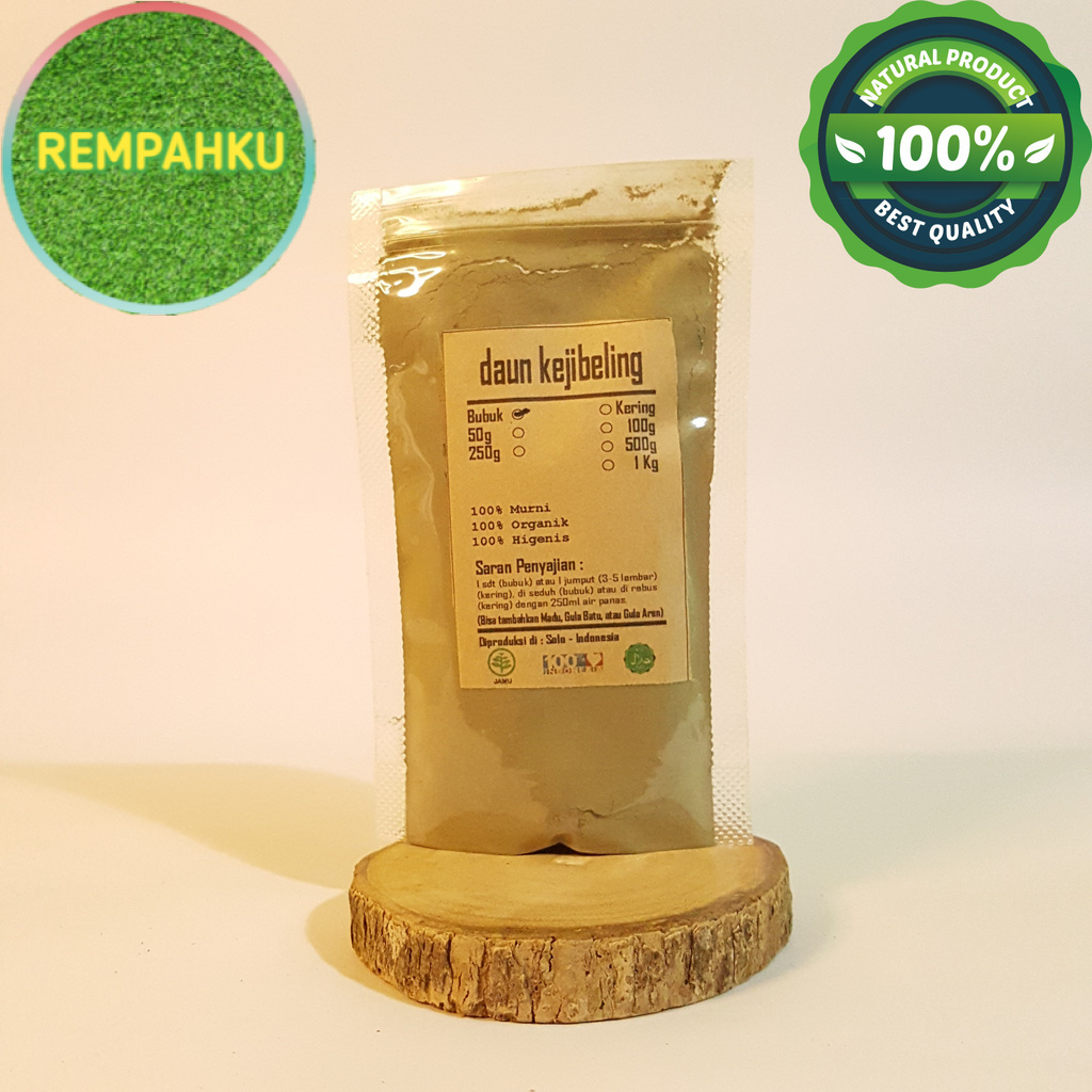 

DAUN KEJI BELING BUBUK 1000 GRAM / 1 KG - Strobilanthes Crispa -