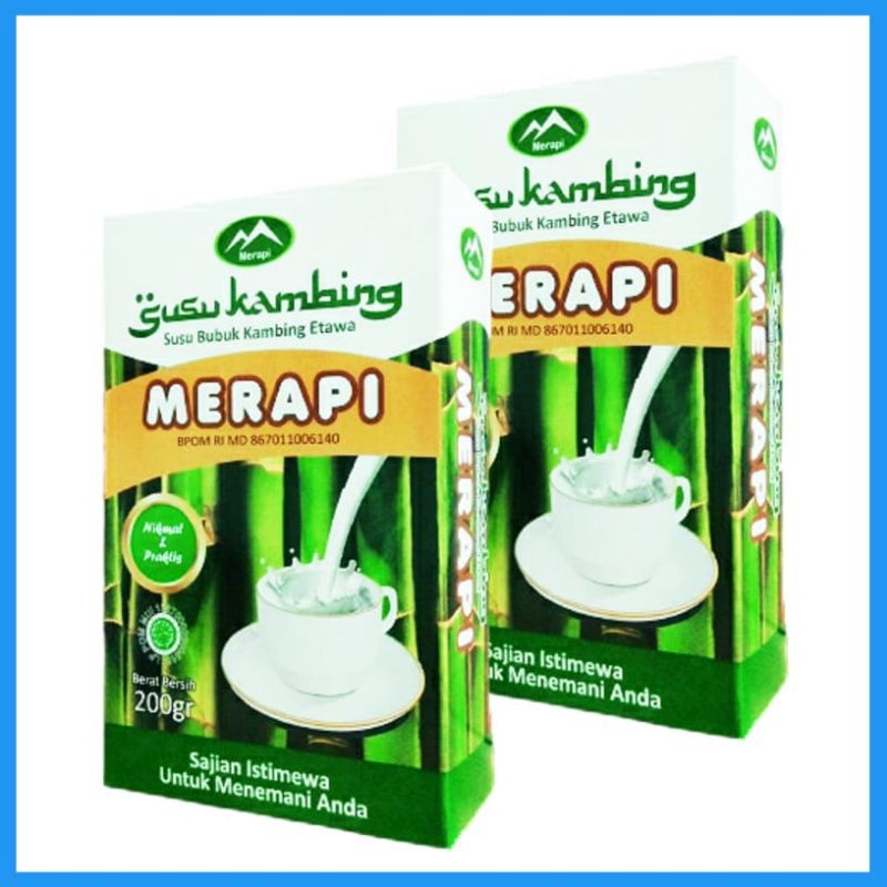 

Susu Kambing Etawa Merapi 200gr / Susu Bubuk Kambing Etawa Original