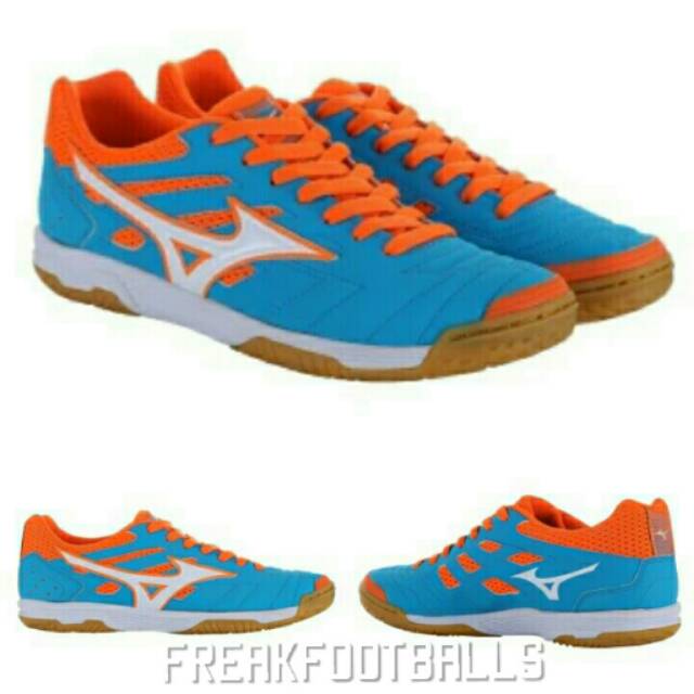 Sepatu Futsal Mizuno Sala Classic 2 IN Atomic Blue Original Termurah