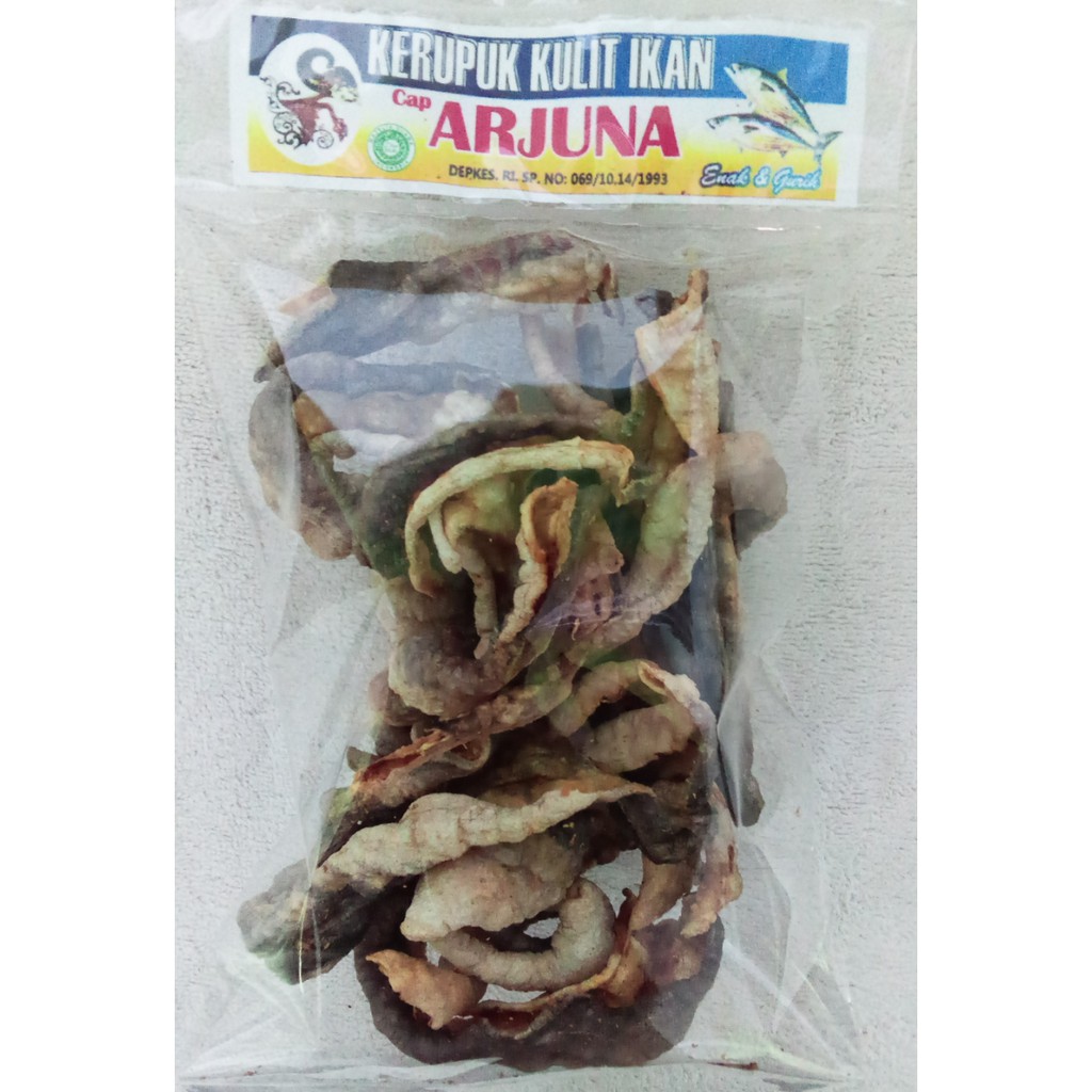 

KERUPUK KULIT IKAN KHAS INDRAMAYU CAP ARJUNA 60GR