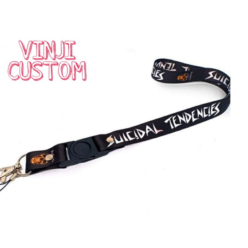 

Lanyard SUICIDAL TENDENCIES tali lanyard BAND gantungan kunci name tag id card kartu nama / tali lanyard gantungan leher
