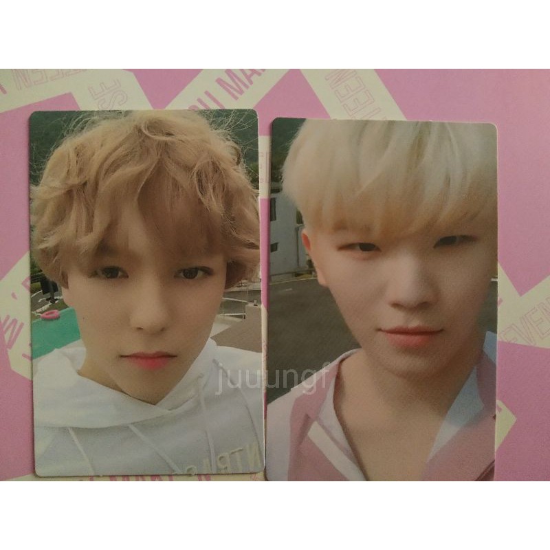 SEVENTEEN PC WOOZI VERNON YOU MAKE MY DAY SET THE SUN