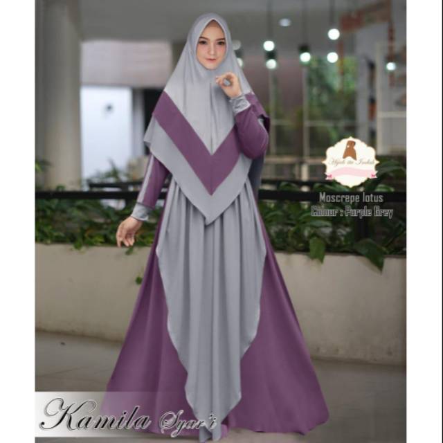 SYARI KAMILA GAMIS BAJU MUSLIM TERBARU BY ORI HIJAB ITU INDAH