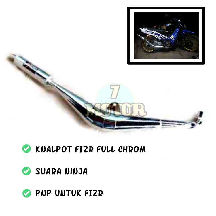 KNALPOT RACING FIZ R CHROM SUARA NINJA