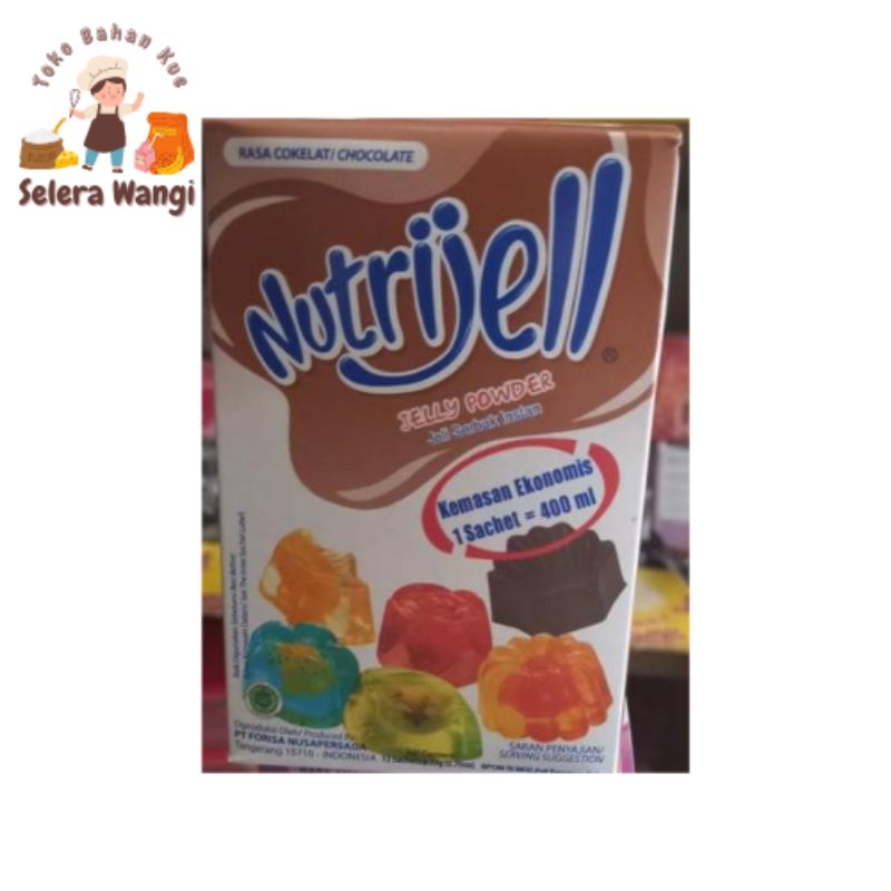 

NUTRIJELL COKLAT / JELLY, AGAR-AGAR Sachet (PCS 20 GR)