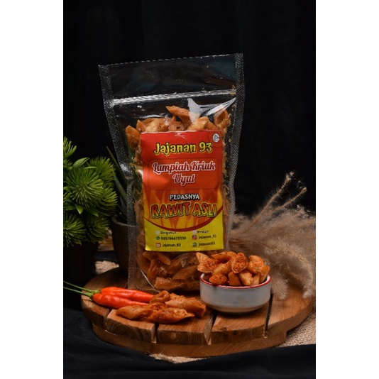 

Jajanan93 Lumpia Kriuk Uyut (100gr)(bubuk cabai sudah ada dalam kemasan)