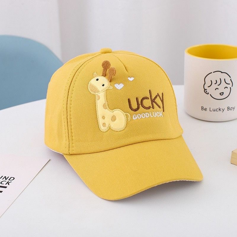 Topi Anak Lucky GoodLuck Motif / Bordir Jerapah