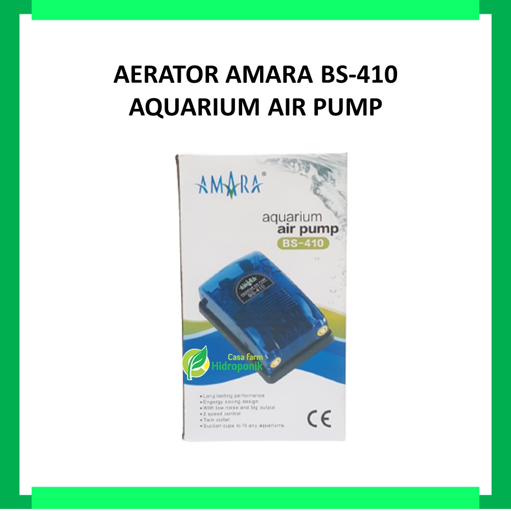 Aerator Amara BS - 410 Aquarium Air Pump