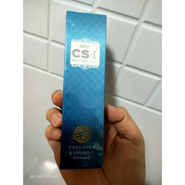 CS-1 CS-I  CS One Beauty Water Collagen Vitamin C Brightening Wajah Original BPOM & MUI  Volume 100M