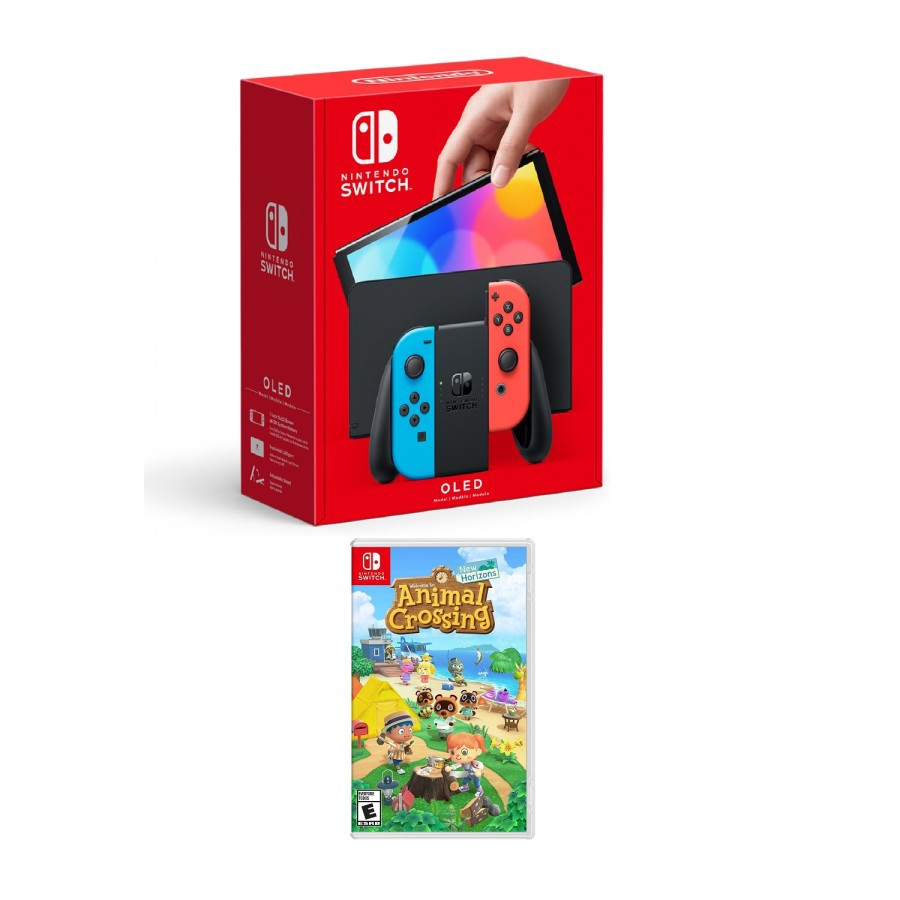 Nintendo Switch OLED + Animal Crossing New Horizons