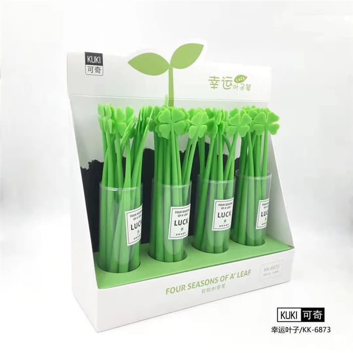 

Pulpen Gel Unik / Pen Gel Lucky Leaf Imut 2nd Edition