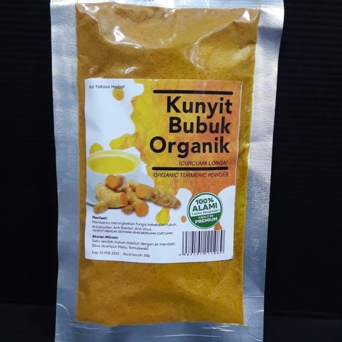 

KUNYIT BUBUK ORGANIK (CURCUMA LONGA) / ORGANIC TUMERIC POWDER 50 GR