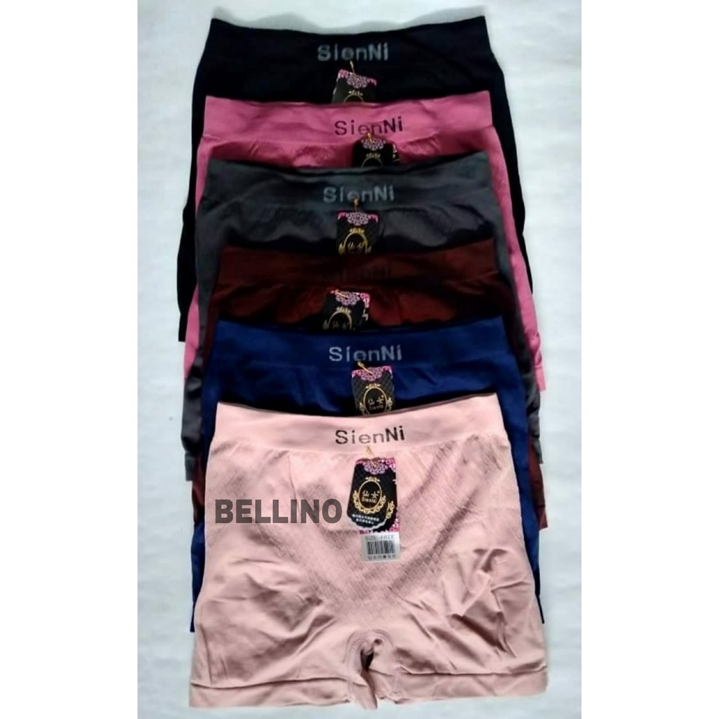 1Lusin 12pcs Celana Dalam Sekaligus Celana Pendek Wanita Jumbo Premium Celana Short Cewek Jumbo Celana Dalam Wanita 2in1 Rajut Strech Jumbo Cd Short Cewek Premium