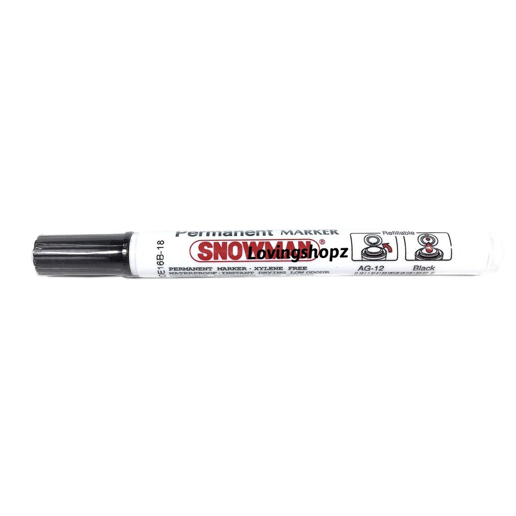 

Spidol Snowman Permanent AG 12 Marking On Any Materials