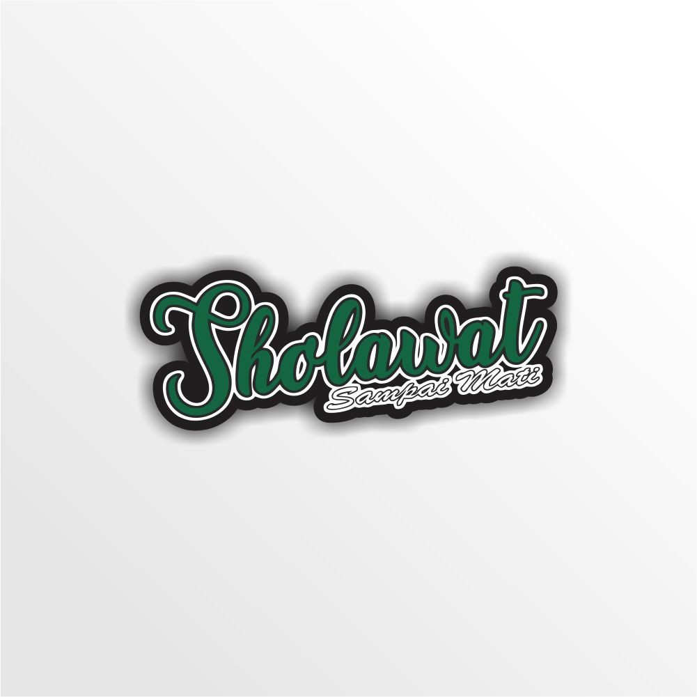 

Sticker Vinyl Sholawat Sampai Mati by BSJ Laminasi DOFF dan Cutting Laser