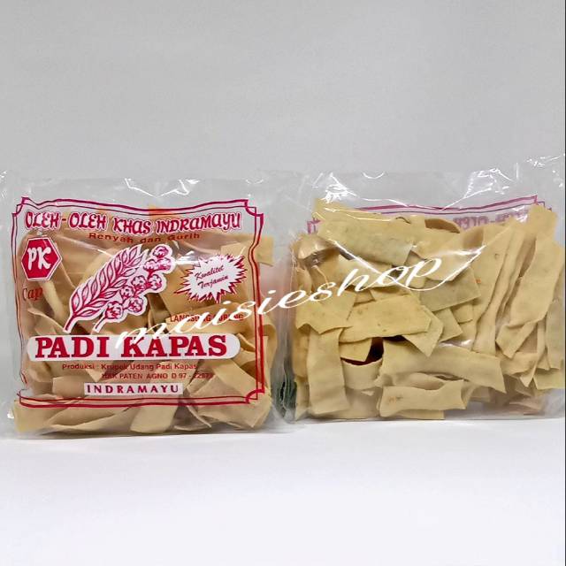 

KERUPUK SLODOK - KERUPUK SINGKONG CAP PADI KAPAS ASLI INDRAMAYU 300GR