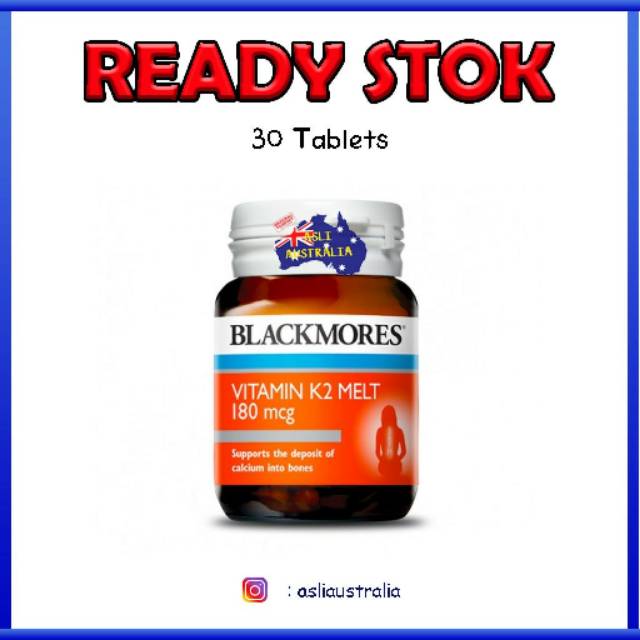 BLACKMORES VITAMIN K2 MELT 30TABS AUSTRALIA
