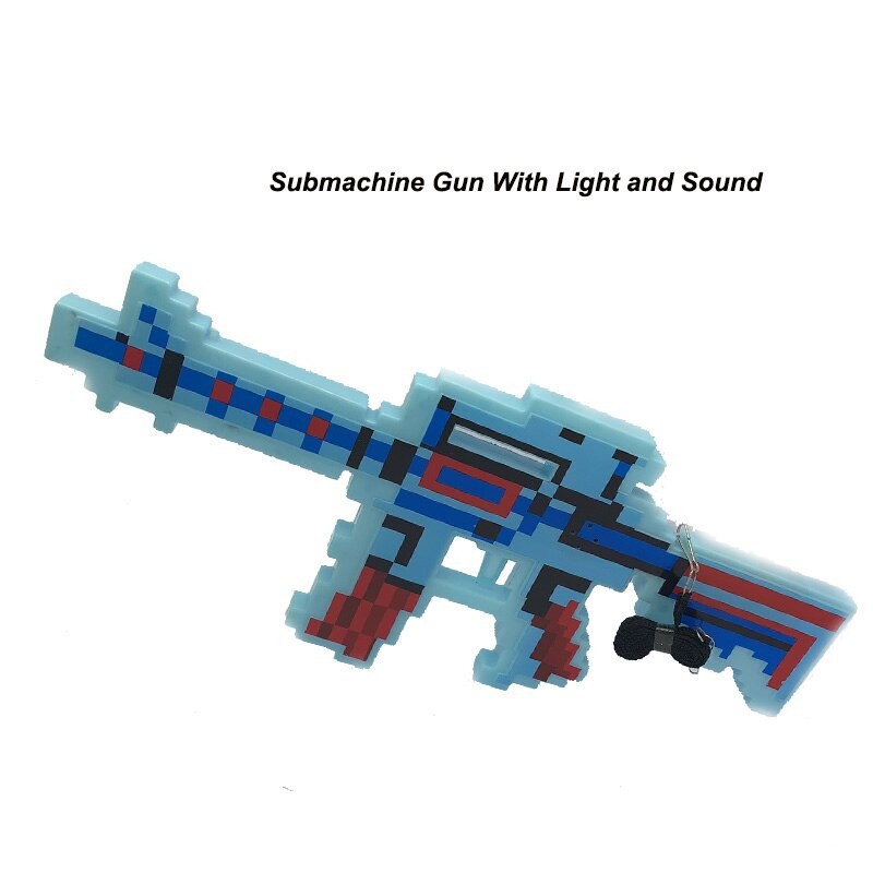 Mainan Tembakan Senapan Minecraft Sound Light - Senapan Tembak Anak Edukatif