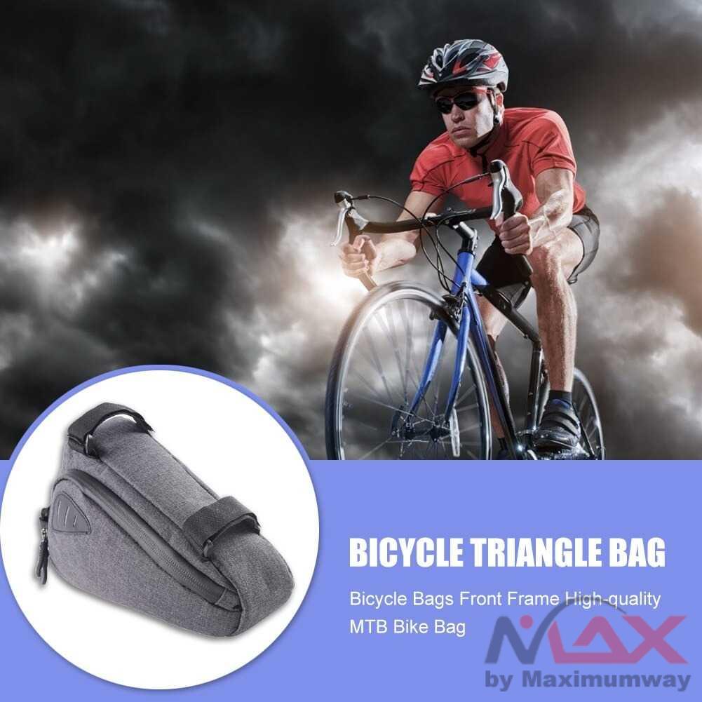 Tas Sepeda Serbaguna Triangle Frame Bag Pouch - ROS-12657 Warna Hitam