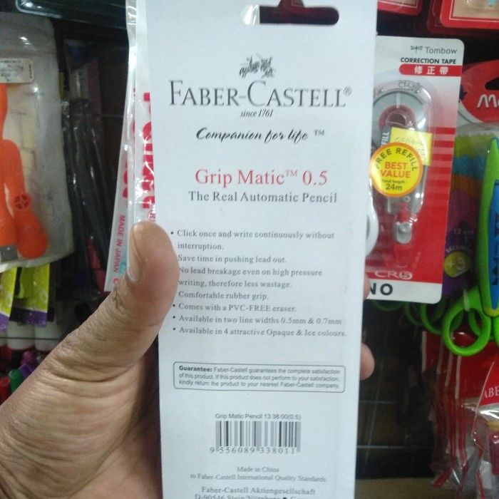 

Hemat Pensil Mekanik + Reffil 0,5 Faber Castell Murah