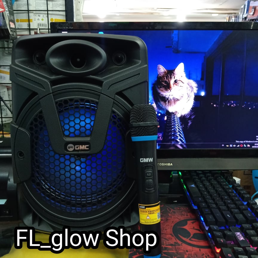 Portable Speaker Gmc 897E Bluetooth + Microphone Wireless BT New Original GARANSI 1TAHUN